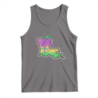 Louisiana Mardi Gras Coquette Tank Top