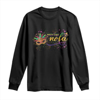 Mardi Gras Long Sleeve Shirt NOLA New Orleans Louisiana