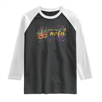 Mardi Gras Raglan Shirt NOLA New Orleans Louisiana