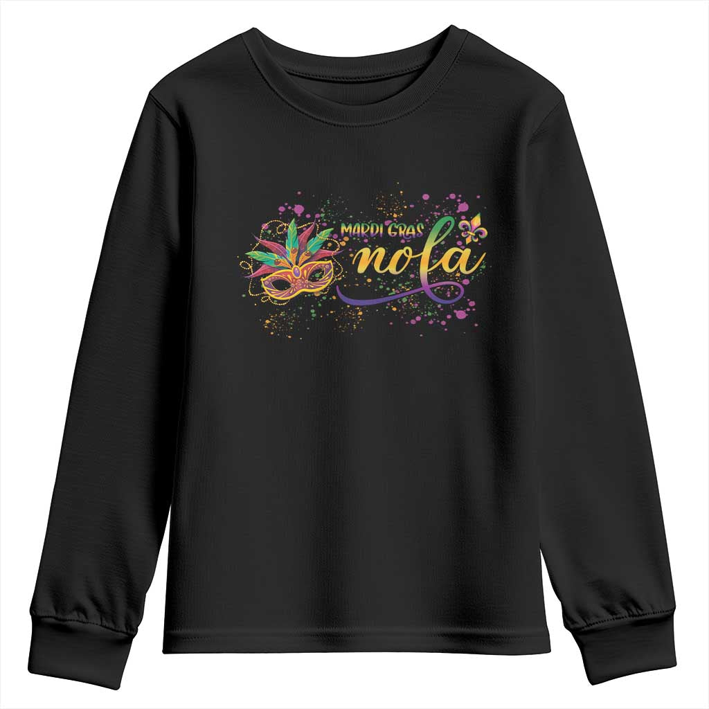 Mardi Gras Youth Sweatshirt NOLA New Orleans Louisiana