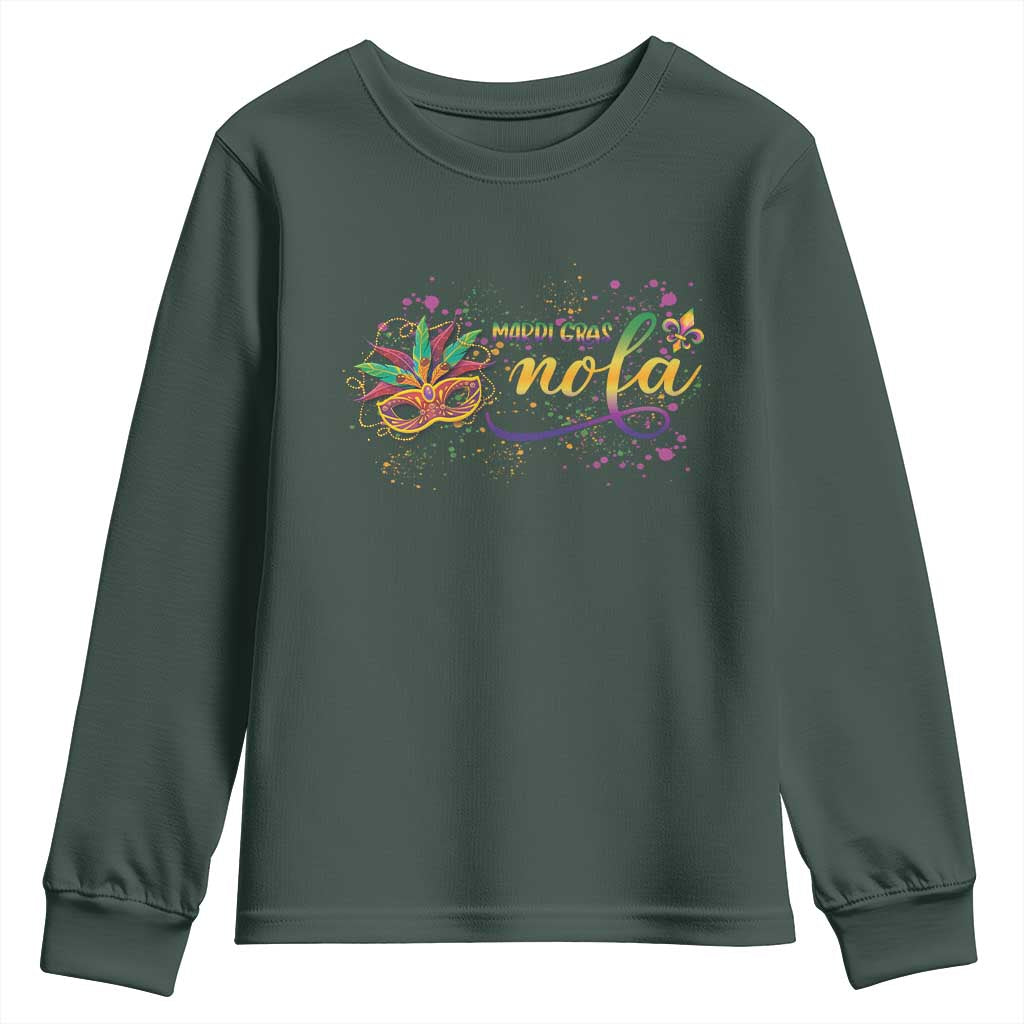 Mardi Gras Youth Sweatshirt NOLA New Orleans Louisiana