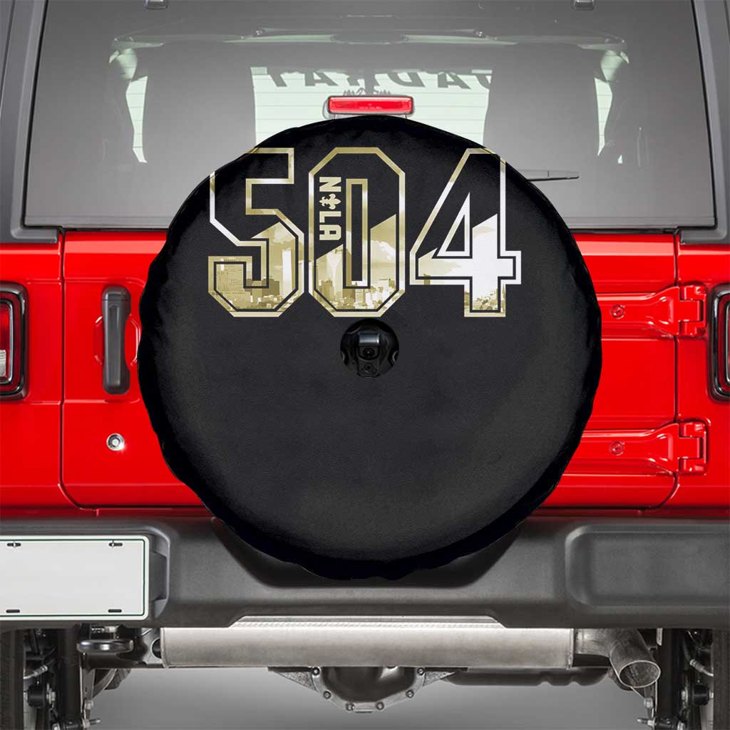 504 NOLA New Orleans Louisiana Spare Tire Cover