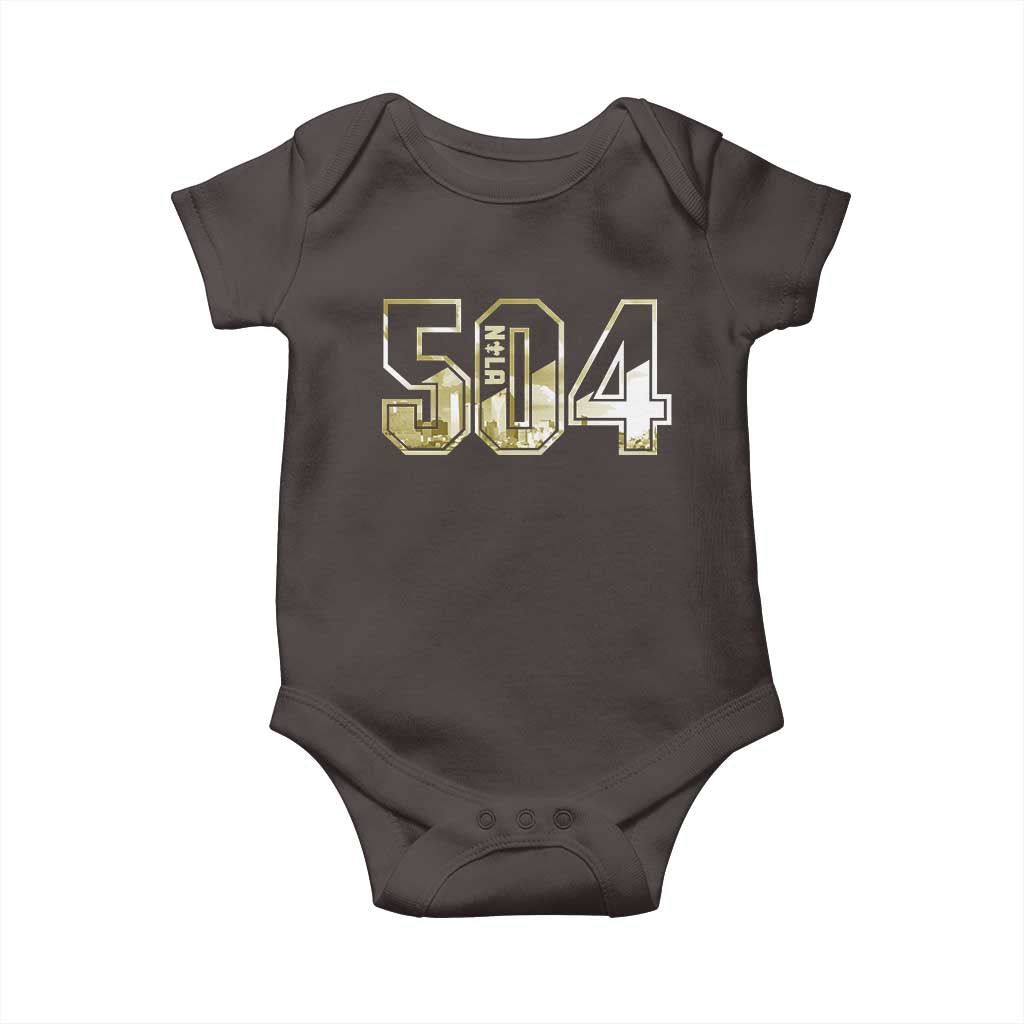 504 NOLA New Orleans Louisiana Baby Onesie