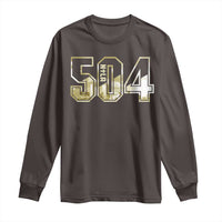 504 NOLA New Orleans Louisiana Long Sleeve Shirt