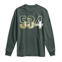 504 NOLA New Orleans Louisiana Long Sleeve Shirt
