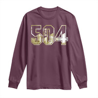 504 NOLA New Orleans Louisiana Long Sleeve Shirt