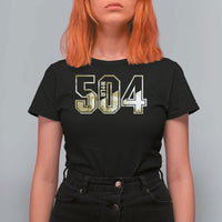 504 NOLA New Orleans Louisiana T Shirt For Women