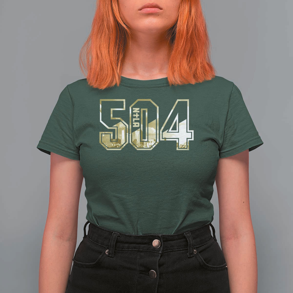 504 NOLA New Orleans Louisiana T Shirt For Women