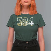 504 NOLA New Orleans Louisiana T Shirt For Women