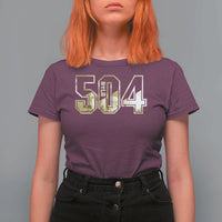 504 NOLA New Orleans Louisiana T Shirt For Women