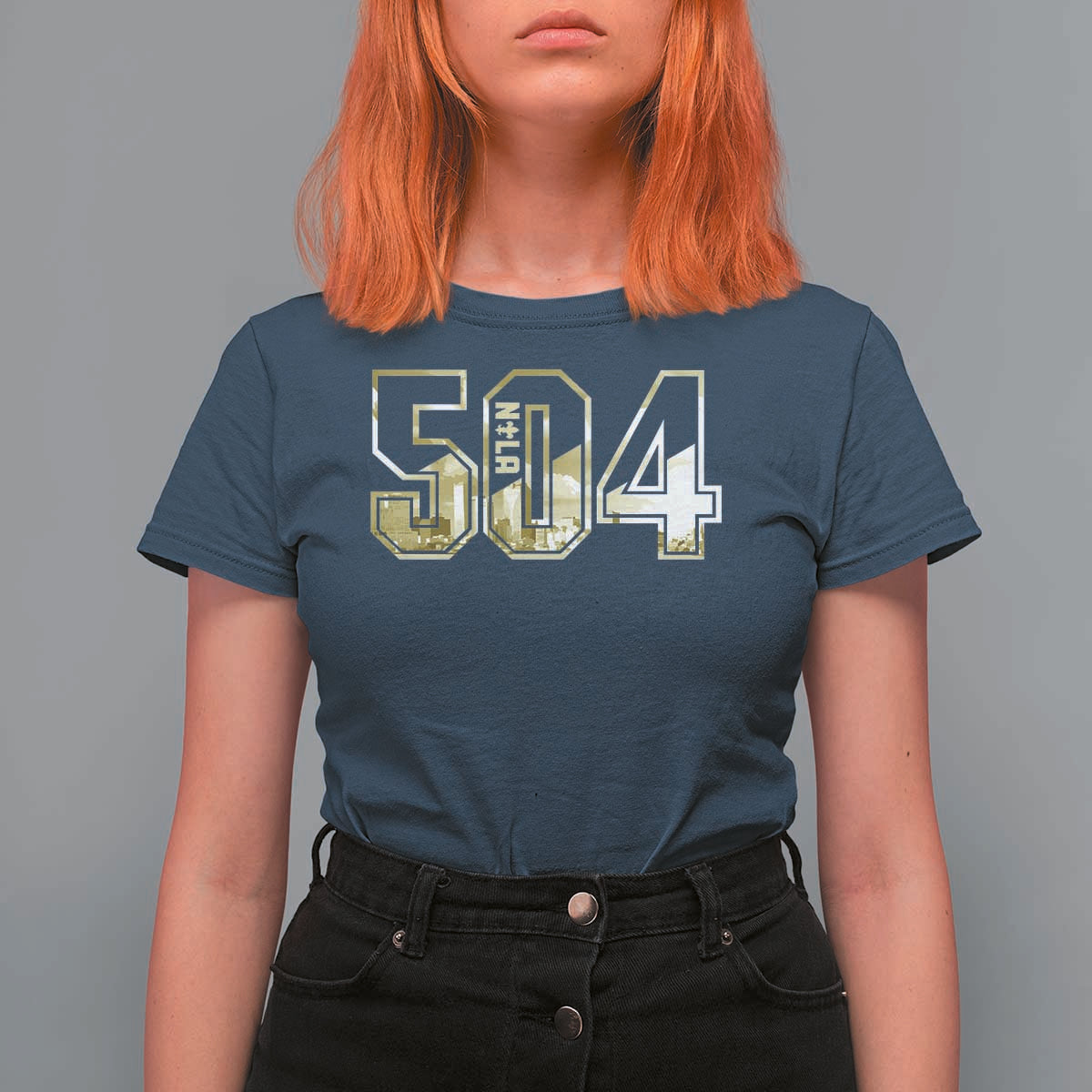 504 NOLA New Orleans Louisiana T Shirt For Women