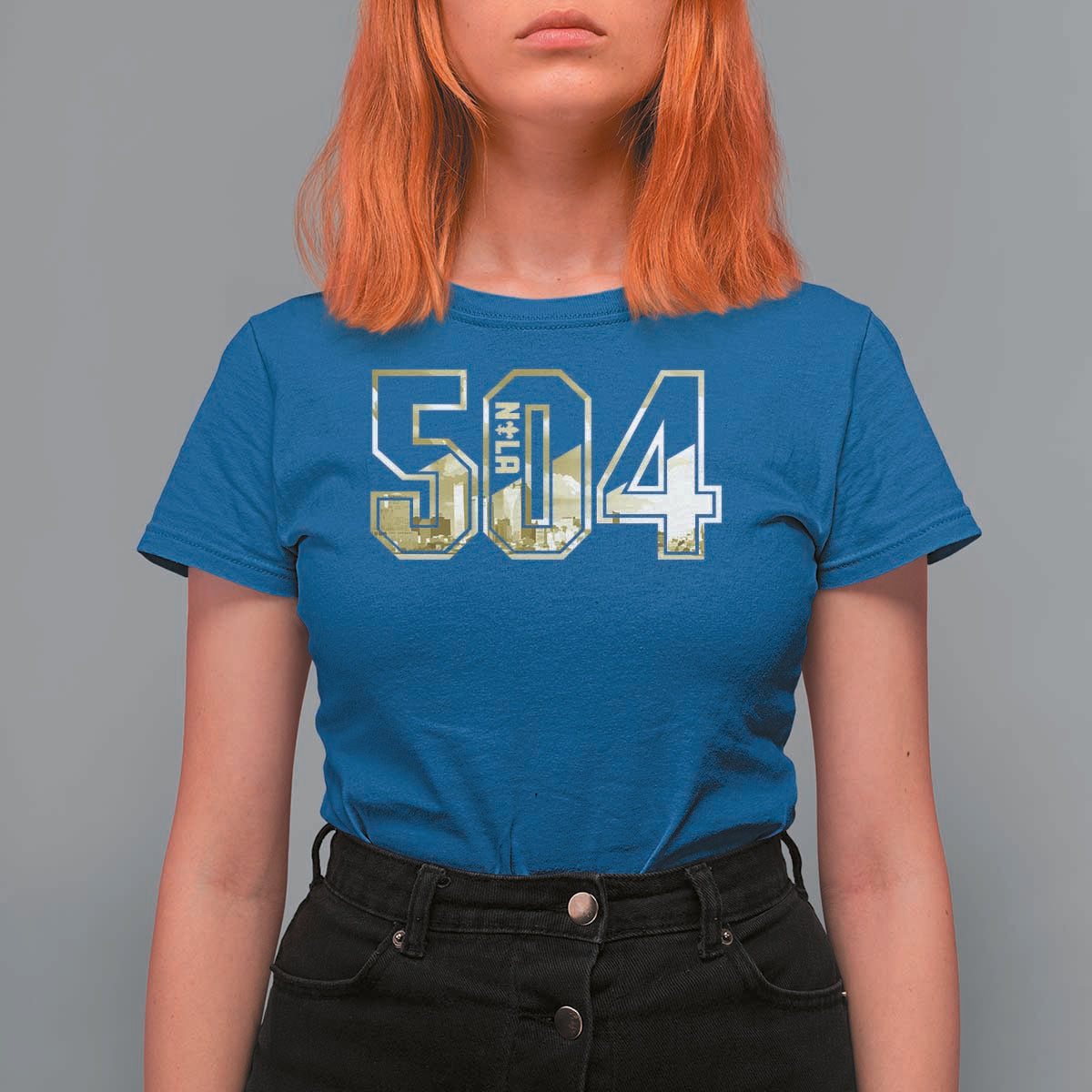 504 NOLA New Orleans Louisiana T Shirt For Women
