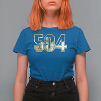 504 NOLA New Orleans Louisiana T Shirt For Women