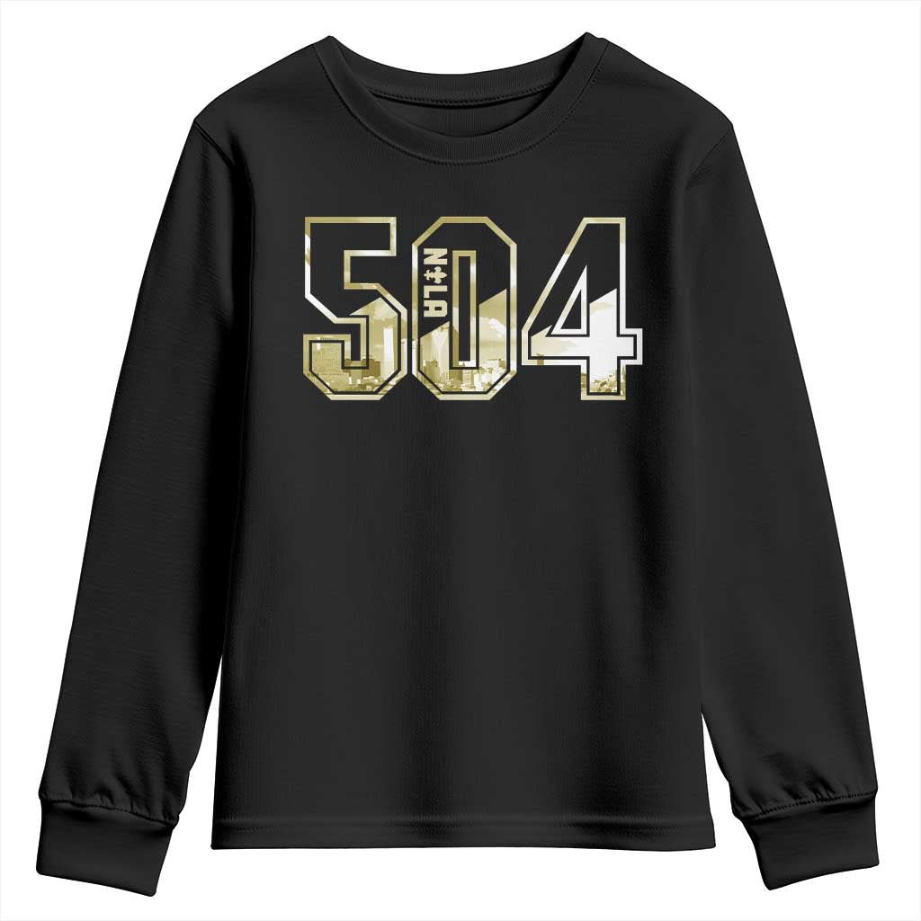 504 NOLA New Orleans Louisiana Youth Sweatshirt