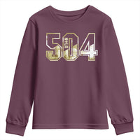 504 NOLA New Orleans Louisiana Youth Sweatshirt