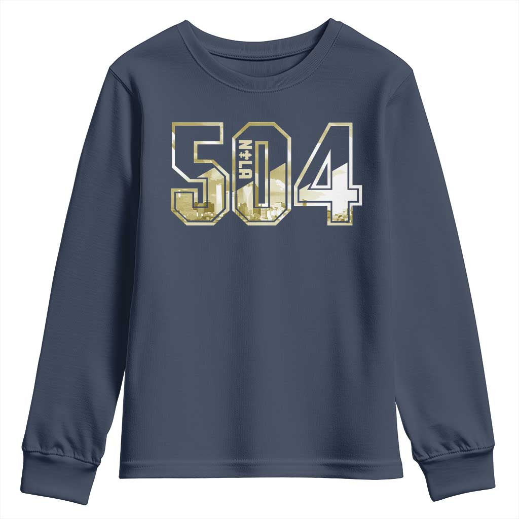 504 NOLA New Orleans Louisiana Youth Sweatshirt