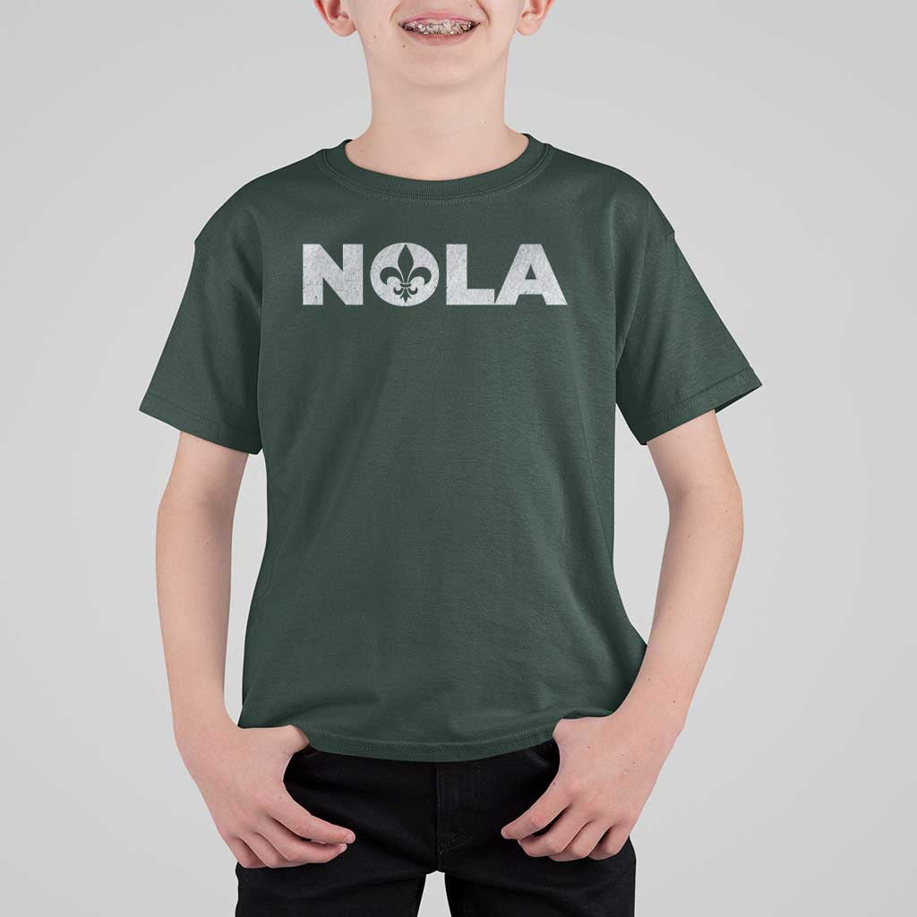 NOLA New Orleans Louisiana T Shirt For Kid