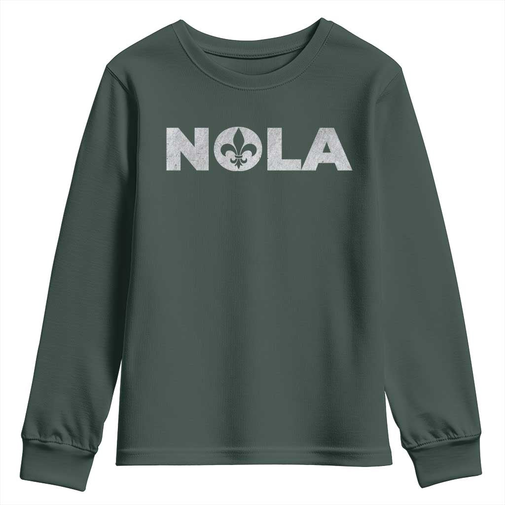 NOLA New Orleans Louisiana Youth Sweatshirt