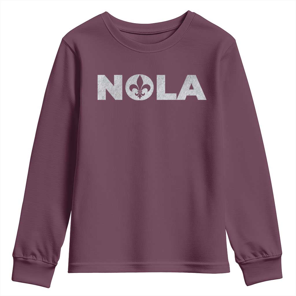 NOLA New Orleans Louisiana Youth Sweatshirt