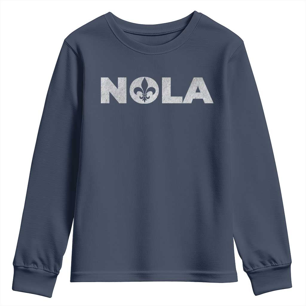 NOLA New Orleans Louisiana Youth Sweatshirt