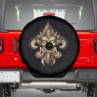 NOLA New Orleans Louisiana Spare Tire Cover Mardi Gras Mask Fleur De Lis