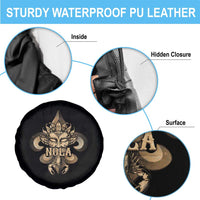 NOLA New Orleans Louisiana Spare Tire Cover Mardi Gras Mask Fleur De Lis