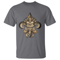 NOLA New Orleans Louisiana T Shirt Mardi Gras Mask Fleur De Lis