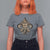 NOLA New Orleans Louisiana T Shirt For Women Mardi Gras Mask Fleur De Lis