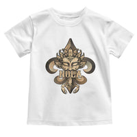 NOLA New Orleans Louisiana Toddler T Shirt Mardi Gras Mask Fleur De Lis
