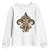 NOLA New Orleans Louisiana Youth Sweatshirt Mardi Gras Mask Fleur De Lis
