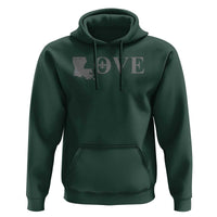 LOVE Louisiana Hoodie Fleur De Lis LA Map