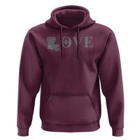 LOVE Louisiana Hoodie Fleur De Lis LA Map