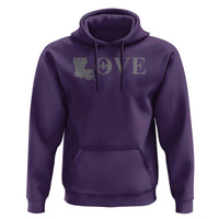 LOVE Louisiana Hoodie Fleur De Lis LA Map