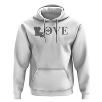 LOVE Louisiana Hoodie Fleur De Lis LA Map
