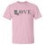 LOVE Louisiana T Shirt Fleur De Lis LA Map