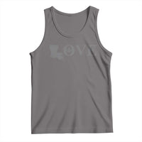 LOVE Louisiana Tank Top Fleur De Lis LA Map