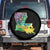 Home Louisiana Spare Tire Cover Mardi Gras Fleur De Lis LA Map
