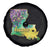 Home Louisiana Spare Tire Cover Mardi Gras Fleur De Lis LA Map