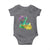 Home Louisiana Baby Onesie Mardi Gras Fleur De Lis LA Map