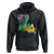 Home Louisiana Hoodie Mardi Gras Fleur De Lis LA Map