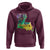 Home Louisiana Hoodie Mardi Gras Fleur De Lis LA Map