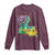Home Louisiana Long Sleeve Shirt Mardi Gras Fleur De Lis LA Map