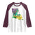 Home Louisiana Raglan Shirt Mardi Gras Fleur De Lis LA Map