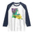 Home Louisiana Raglan Shirt Mardi Gras Fleur De Lis LA Map
