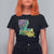 Home Louisiana T Shirt For Women Mardi Gras Fleur De Lis LA Map