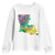 Home Louisiana Youth Sweatshirt Mardi Gras Fleur De Lis LA Map
