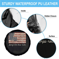 Louisiana Spare Tire Cover Laissez Les Bon Temps Rouler American Flag