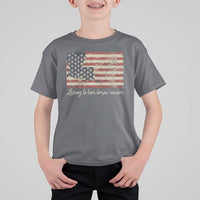 Louisiana T Shirt For Kid Laissez Les Bon Temps Rouler American Flag
