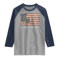 Louisiana Raglan Shirt Laissez Les Bon Temps Rouler American Flag