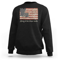 Louisiana Sweatshirt Laissez Les Bon Temps Rouler American Flag